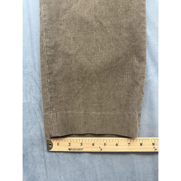 Lauren Ralph Lauren Corduroy Pants Men's 38x26 Brown Flat Front Slacks - Picture 9 of 11